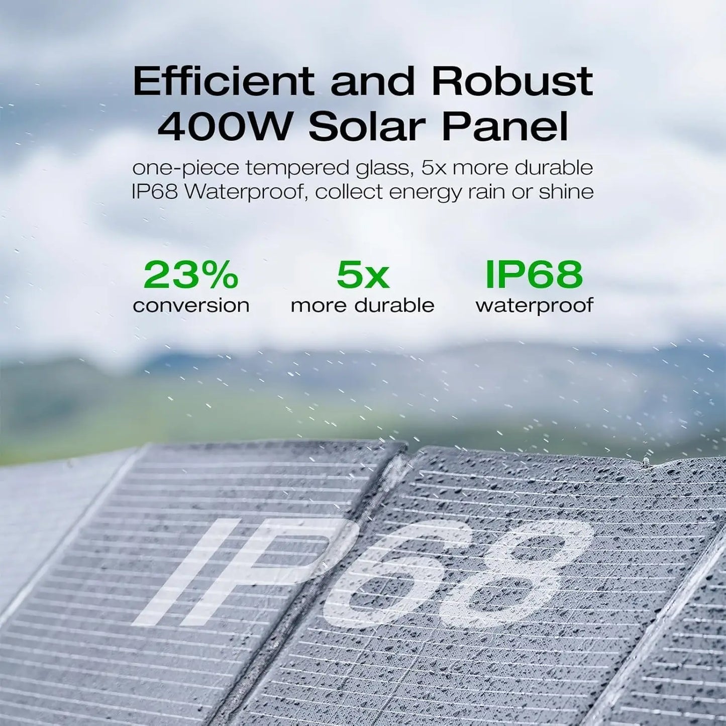 Solar Generator DELTA 2 Max 2048Wh With 400W Solar Panel, LFP Battery Portable Power Station Up To 3400W AC Output Fast,customiz