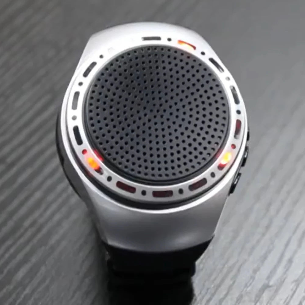 USB Rechargeable Bicycle Audio Portable Wrist Watch Speaker Cool Lighting Bluetooth-compatible Sports Music FM Radio