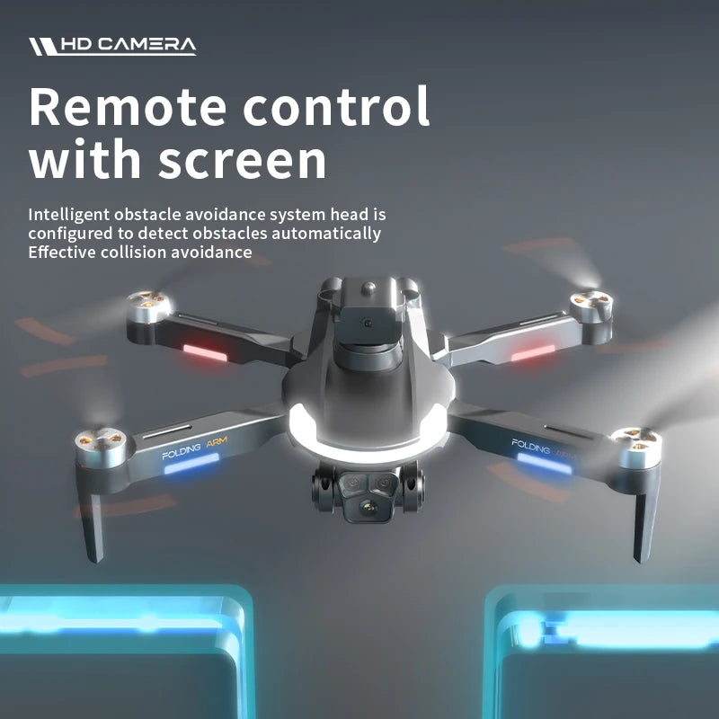 CZ20 RC Drone 8K GPS HD Dual Camera Brushless WIFI FPV Aircraft Obstacle Avoidance Optical Flow UAV Quadcopter with 3 Batteries