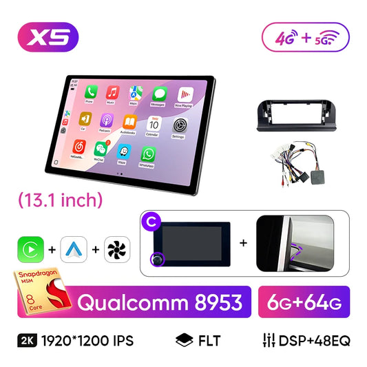 Ainavi Car Multimedia For Toyota Corolla 2019-2026 Car Radio E210 Wireless Carplay Android Auto 4G Big Screen DSP Audio GPS HDMI