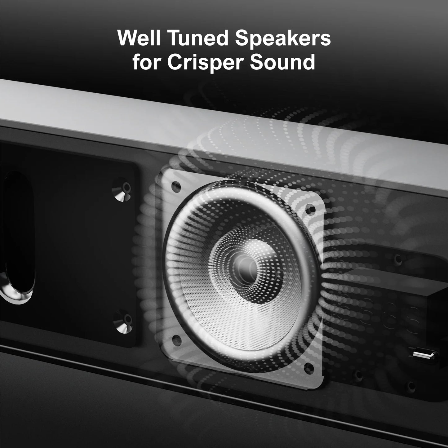 ULTIMEA Apollo S40 2.2ch Soundbar Peak Power 100W, 2-in-1 Detachable Bluetooth 5.3 Soundbar for TV, 3 EQ Modes, Bass Adjustable