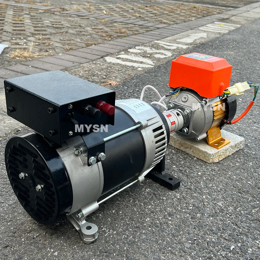 50KW 100KW Free Energy Permanent Magnet Generator 220V 380V Brushless Generator Set Magnetic Generators With Adjustable Motor