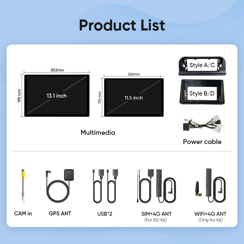 Ainavi Car Multimedia For Toyota Corolla 2019-2026 Car Radio E210 Wireless Carplay Android Auto 4G Big Screen DSP Audio GPS HDMI