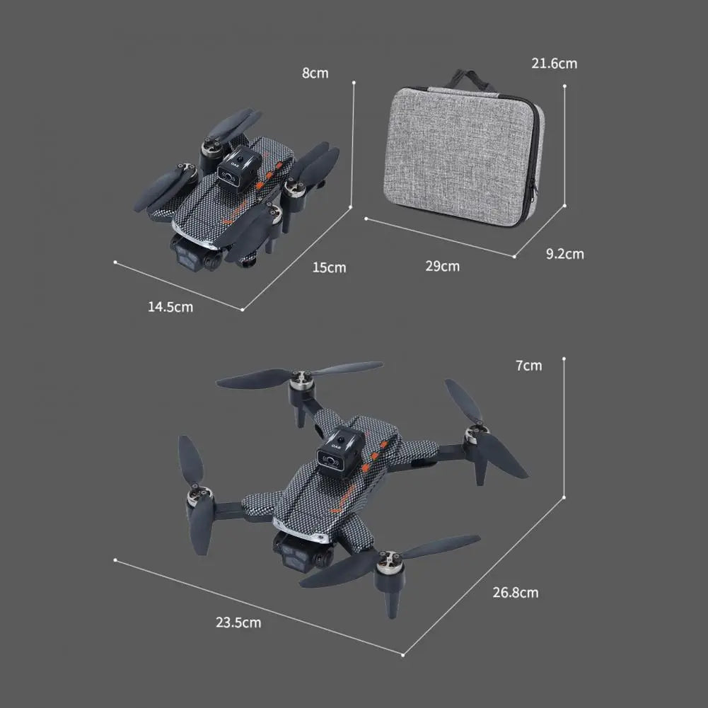 Remote Control Drone With Adjustable Three Cameras Optical Flow Hover Drone Positioning Obstacle Avoidance RC Quadcopter Toy