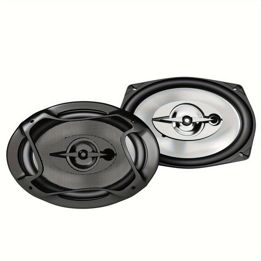 6x9" 3-Way Coaxial Car Audio Speakers 1000W Max Sound System With Mid-Tweeter And Enhanced Bass Response 2Pcs