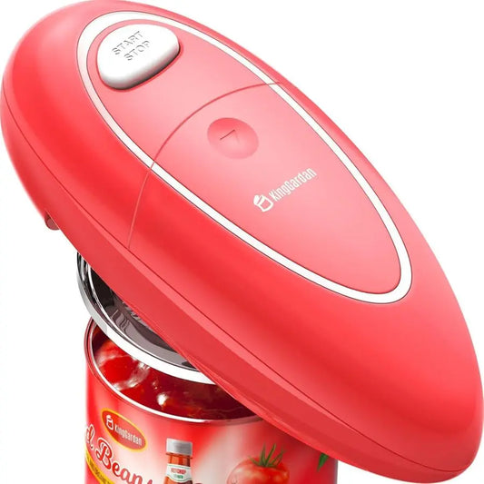 Can Opener, Automatic OneTouch BatteryOperated SmoothEdge SideCut Handheld Opener for All Can Sizes, Ergonomic Design for Senior