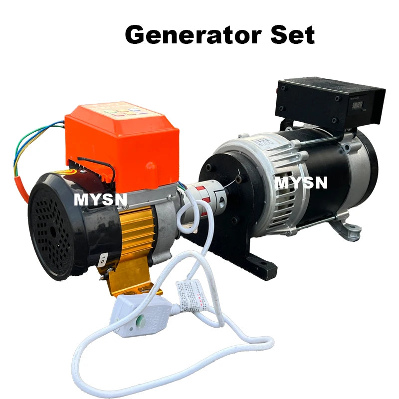 50KW 100KW Free Energy Permanent Magnet Generator 220V 380V Brushless Generator Set Magnetic Generators With Adjustable Motor