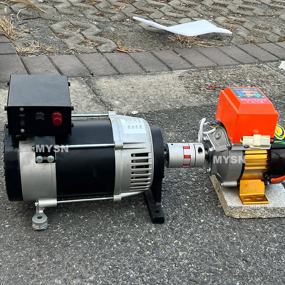 50KW 100KW Free Energy Permanent Magnet Generator 220V 380V Brushless Generator Set Magnetic Generators With Adjustable Motor