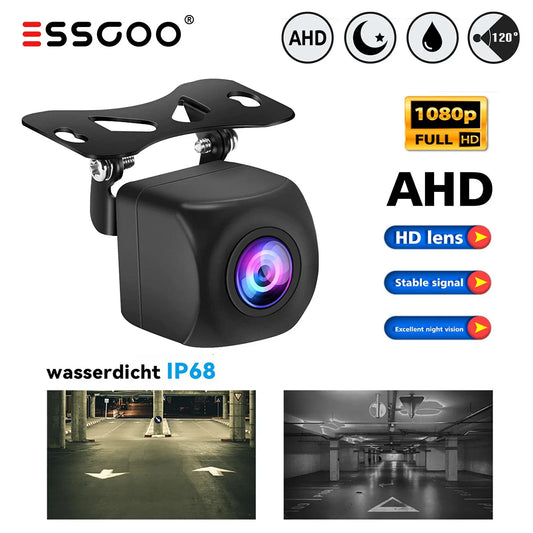 ESSGOO 10.1 Inch 4+64GB Rotatable IPS Touchscreen Single 1 DIN Car Stereo Wireless Apple Carplay Android Auto FM Bluetooth GPS