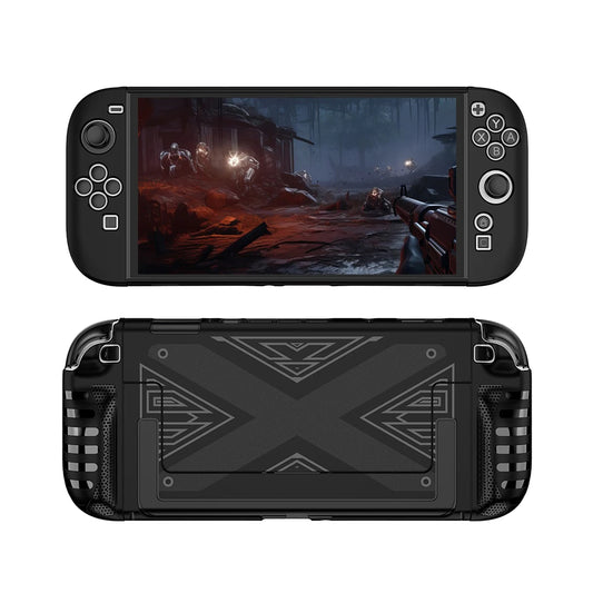 TPU Case for Nintendo for Switch 2 Console Ergonomic Handle Grip Cover Shockproof Skin Case Cover Anti-slip TPU Protection Case