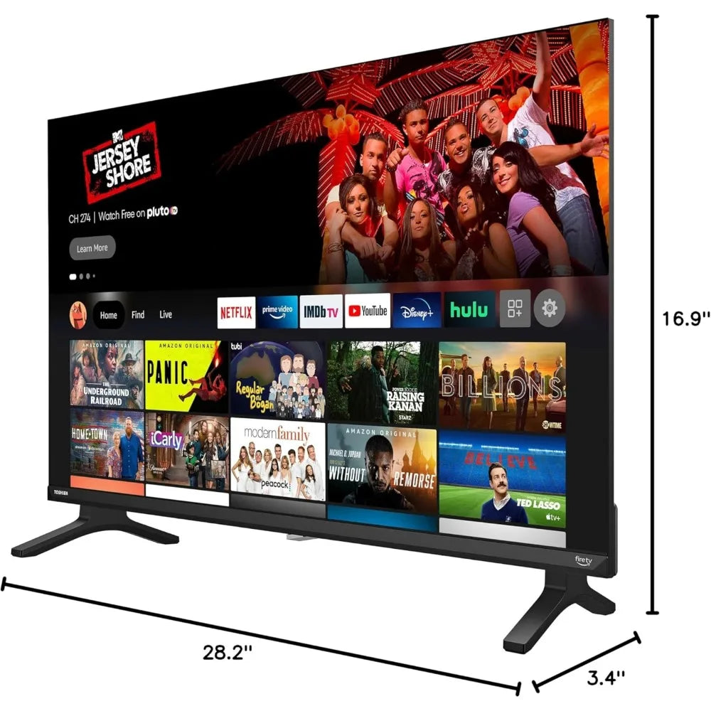 Toshiba 32-inch Class V35 Series LED HD Smart Fire TV with Alexa Voice Remote (32V35KU, 2021 Model)
