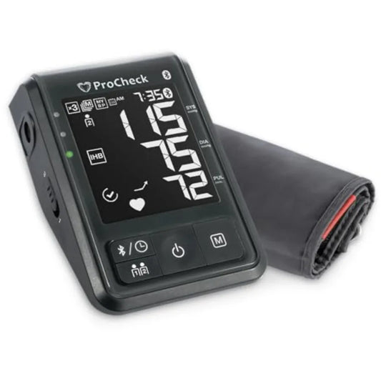 Bluetooth Upper Arm Blood Pressure Monitor for 2 Users Wide Range Cuff Fits Most Stores 198 Results Connects to Health App for