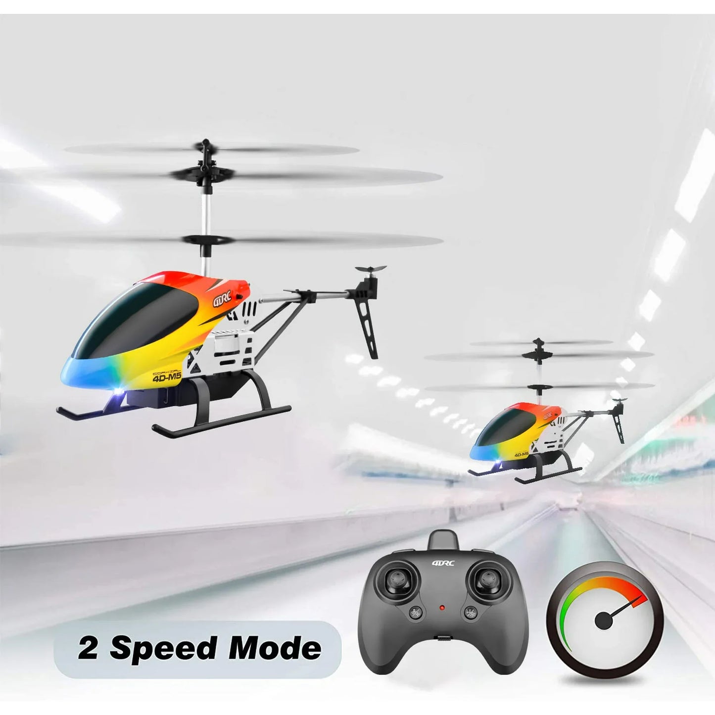 4DRC M5 Remote Control RC Helicopter with Gyro Altitude Hold Drone 3.5 Channel Aircraft Indoor Flying Kid Toy Gift for Boys Girl