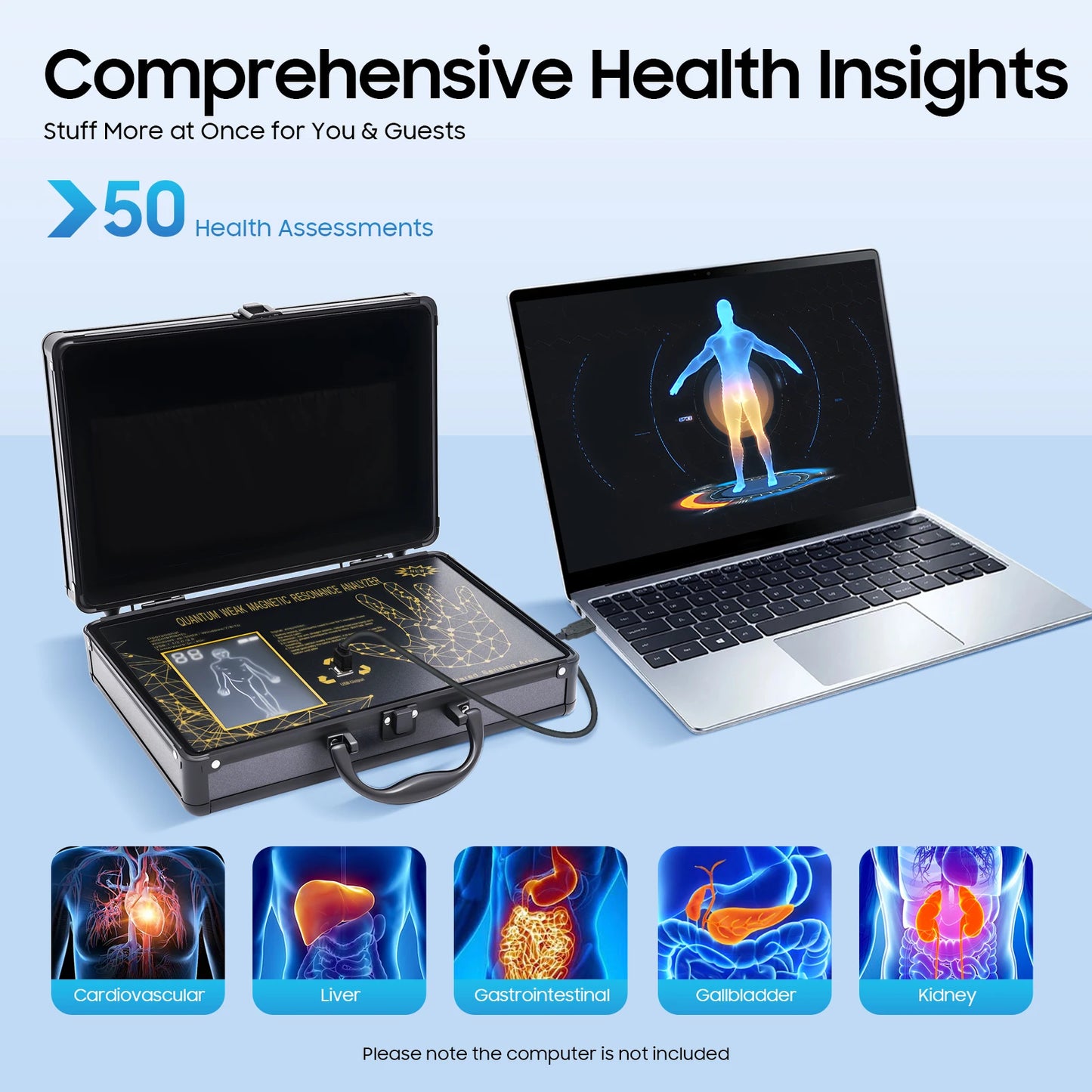 Quantum Analyzer Quantum Resonance Magnetic Scanner Body Health Analysis Assistant for Spa Club Clinic Store