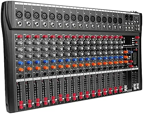 6//8/12 Channel Professional Audio Mixer  Studio Audio Console USB MP3 Input 48v Phantom Power DJ Console