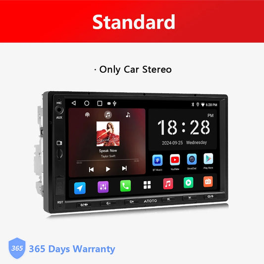 Android Double 2 Din Car Stereo 7 inch Automotive Multimedia Player Radio Auto Carplay Screen Navigation 2Din A5 A5L Atotozone