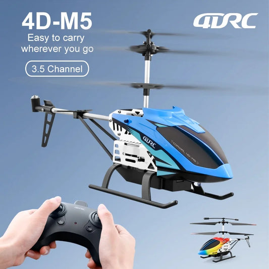 4DRC M5 Remote Control RC Helicopter with Gyro Altitude Hold Drone 3.5 Channel Aircraft Indoor Flying Kid Toy Gift for Boys Girl
