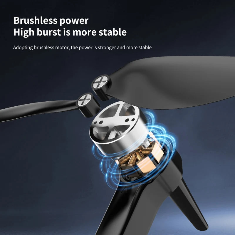 RC Drone with Camera Professional Aerial Photography with Screen Brushless Motor Remote Control Helicopter Intelligent Aircraf