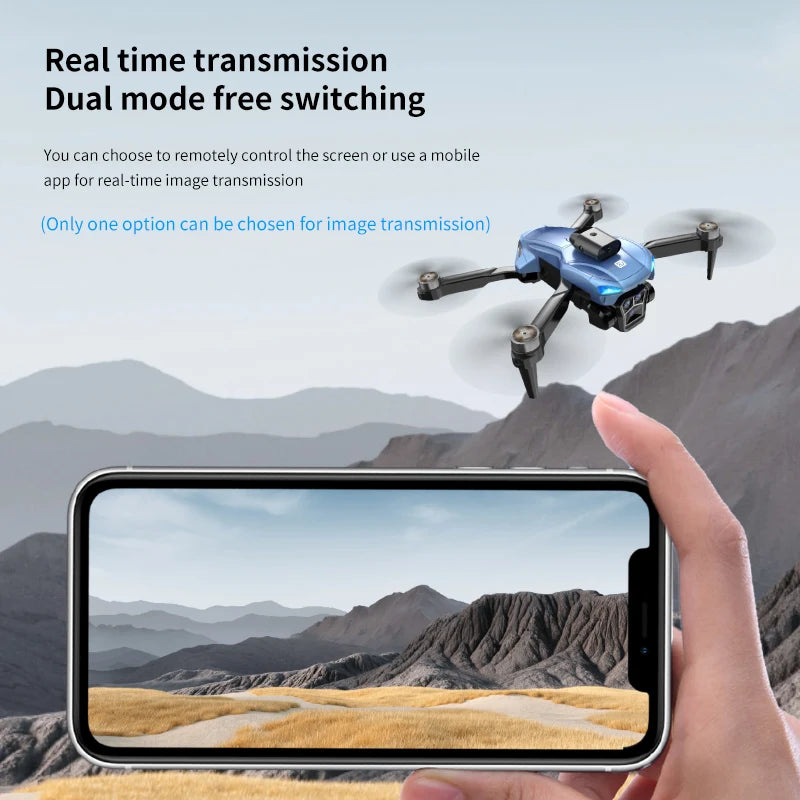 RC Drone with Camera Professional Aerial Photography with Screen Brushless Motor Remote Control Helicopter Intelligent Aircraf